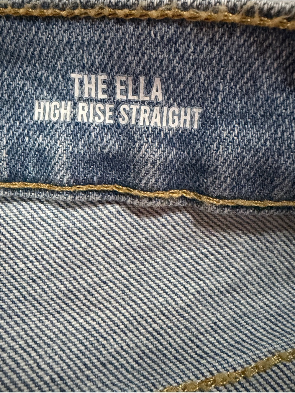 Kensie Vintage Luxe The Ella High Rise Straight Jeans Light Wash Size 0/25 - Picture 7 of 8